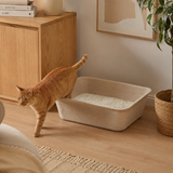 Cat Disposable Easy Clean up Litter Tray Eco Friendly Open Litter Box