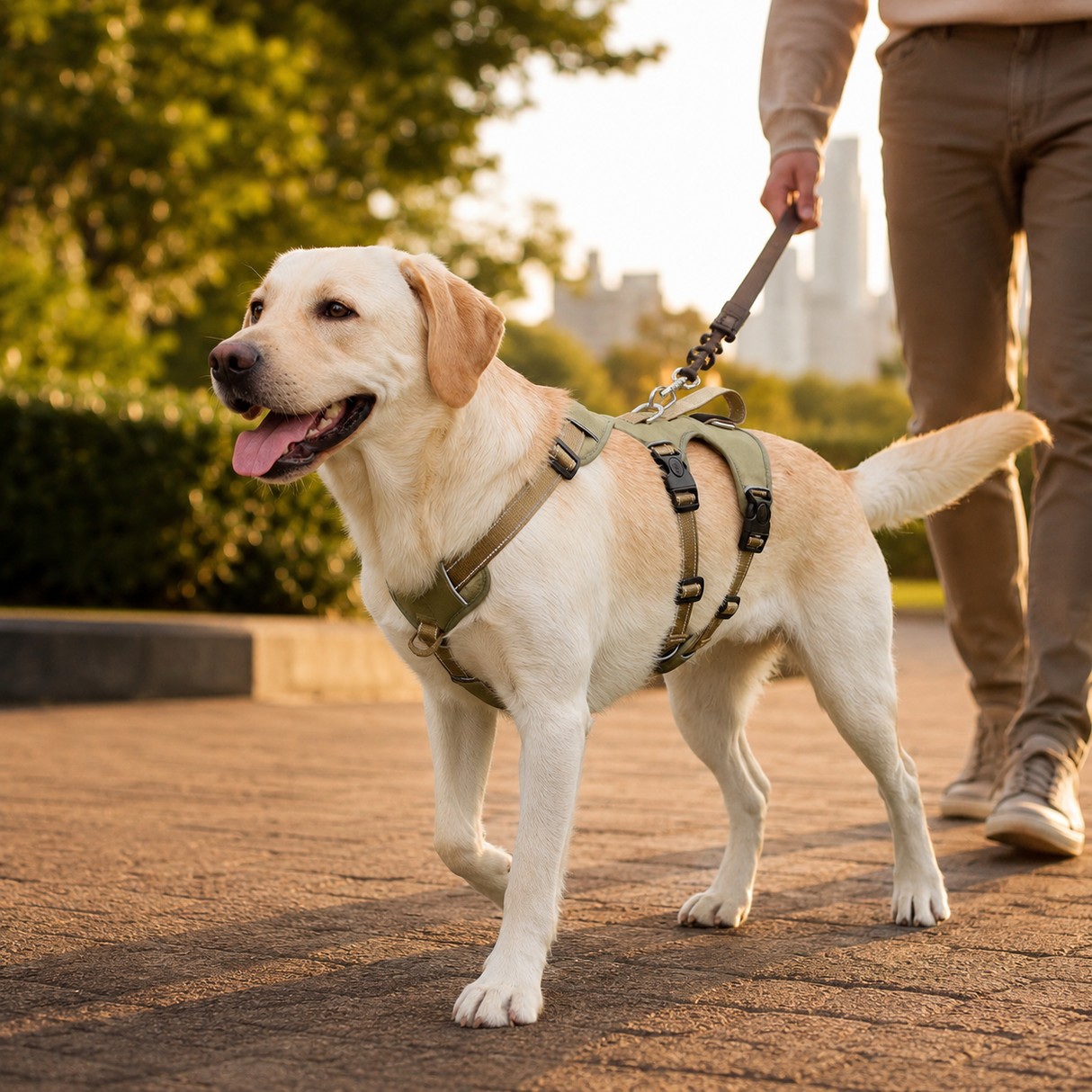 Reflective Tactical Dog Harness No Pull Adjustable For Walking