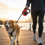 Retractable Dog Leash With One Button Brake Lock