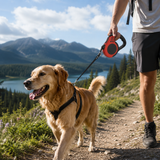 Retractable Dog Leash With One Button Brake Lock