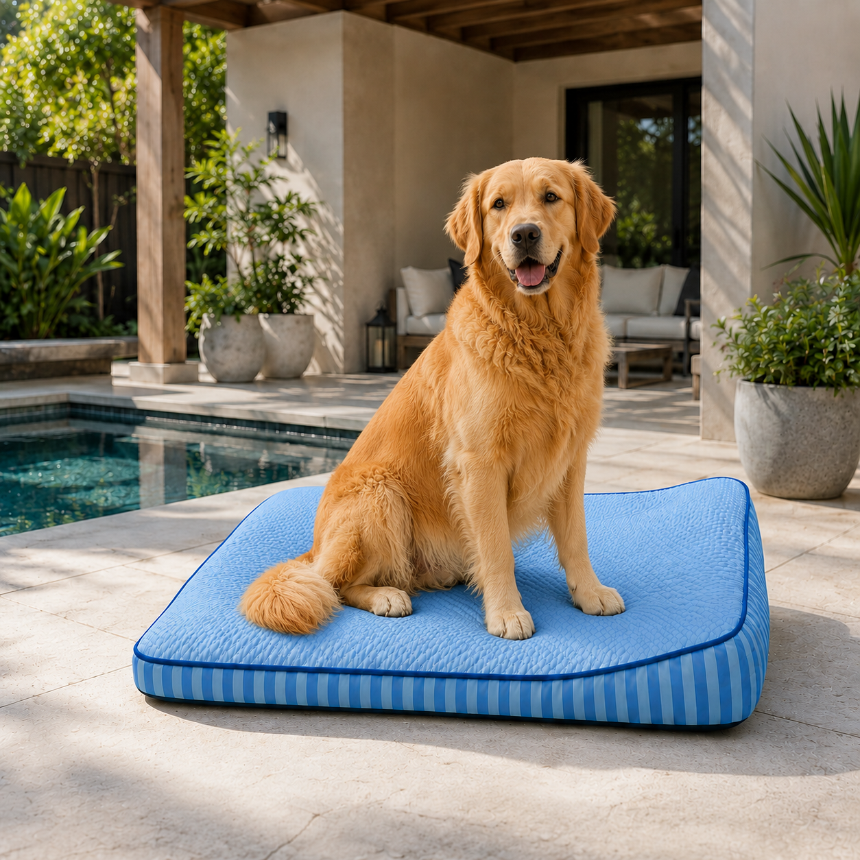 Dog Cooling Bed Outdoor Waterproof Non Slip Summer Mat
