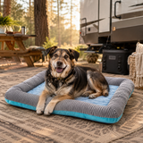 Dog Cooling Mat Bed Set Washable Summer Gel Memory Foam Pad