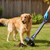 Dog Pooper Scooper Long Handle No Bend Pet Waste Tool