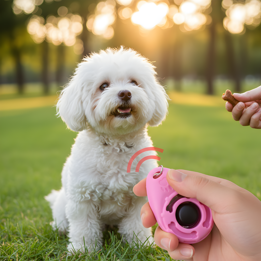 Dog Training Clicker Positive Reinforcement Wrist Strap