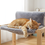 Raised Cat Hammock Bed Indoor Wooden Pet Cot