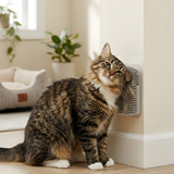 Cat Wall Scratcher Self Grooming Brush Corner Massage Tool