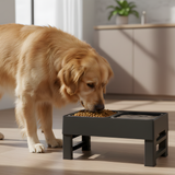 Elevated Dog Bowl Stand Raised Feeder Double Bowls Large