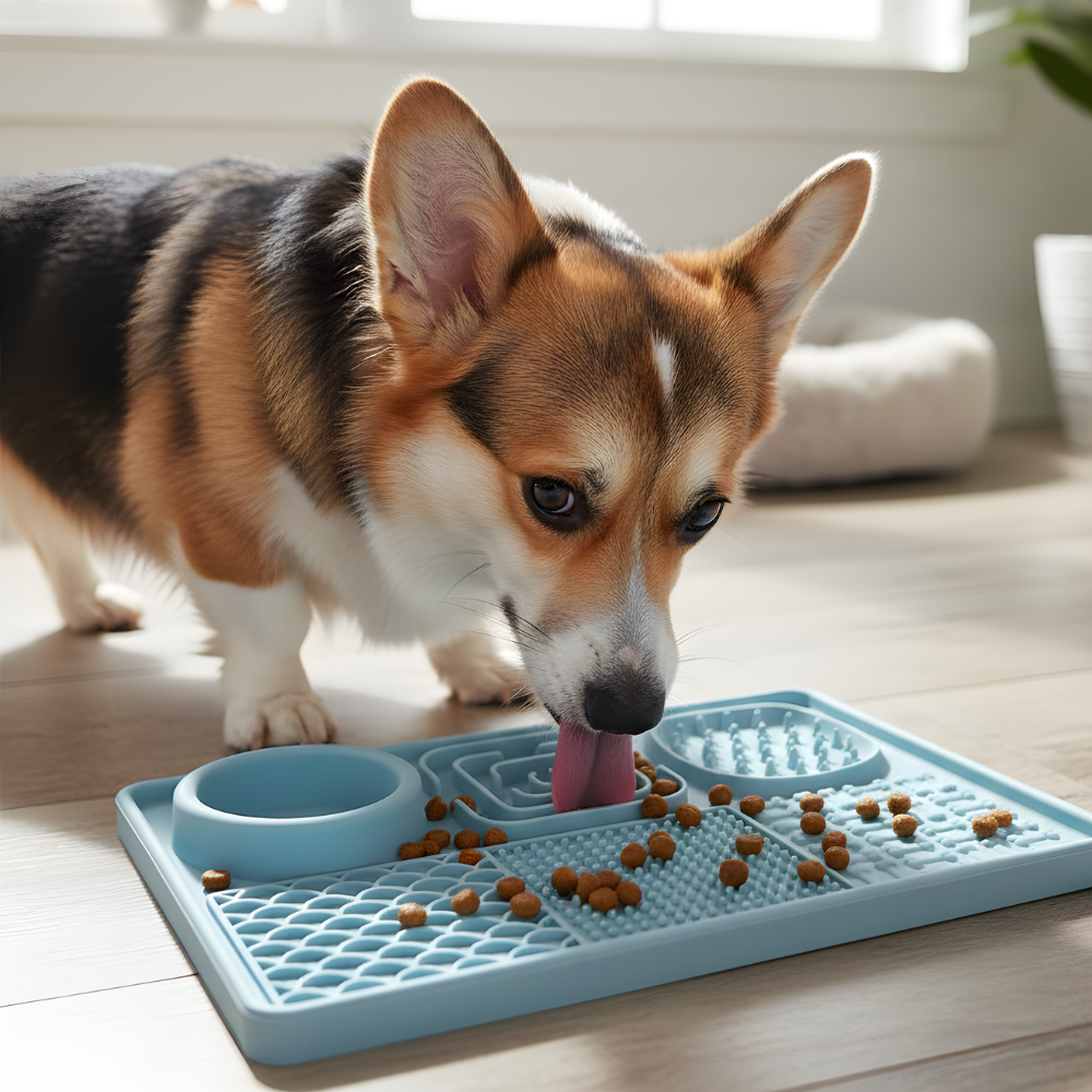 Dog Lick Mat Slow Feeder Silicone Tray