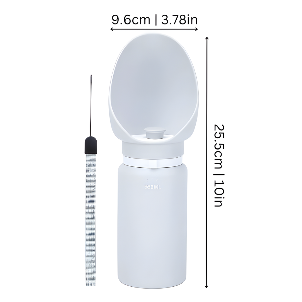 Portable Dog Water Bottle Dispenser Travel Drinking Bowl