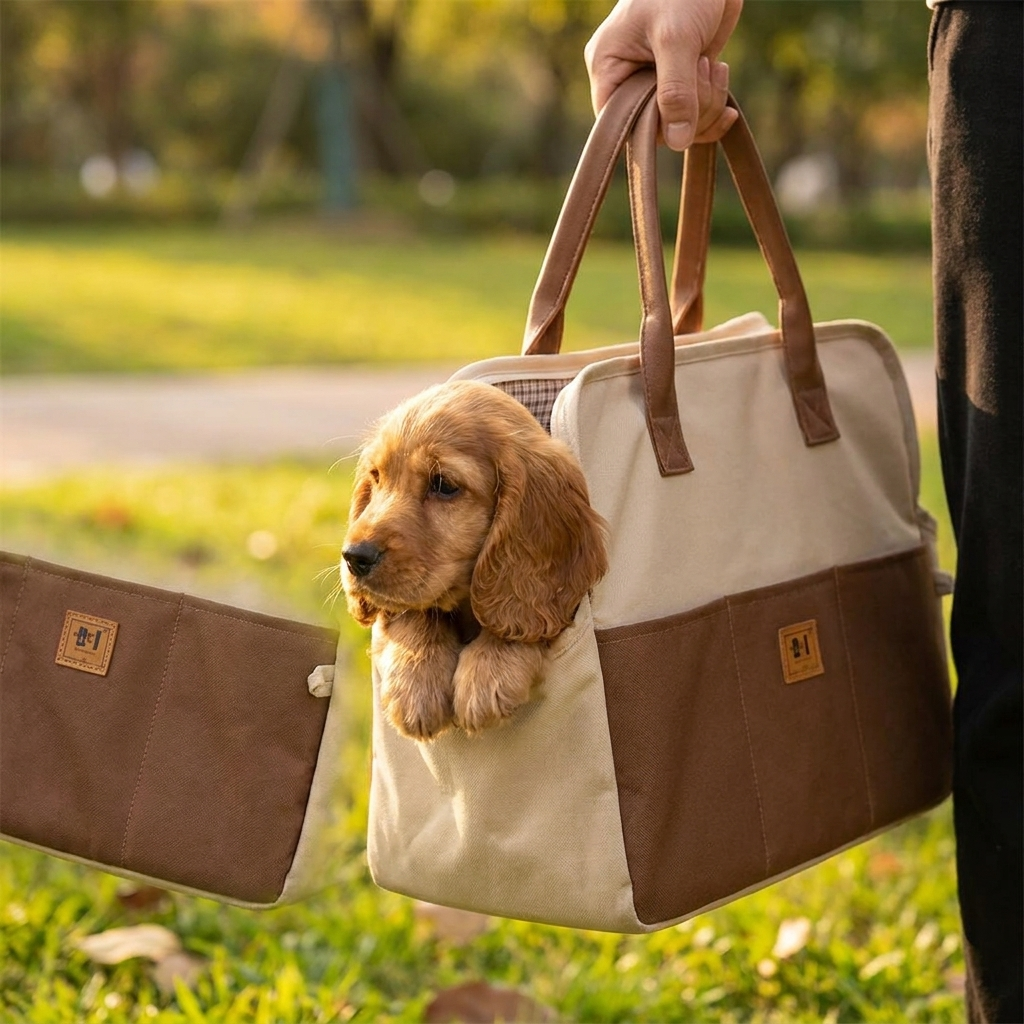 Dog Carrier Bag - Breathable Travel Shoulder Dog Carrier Bag