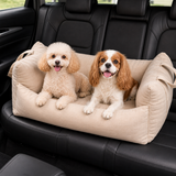 Dog Car Seat - Adjustable Leads Cosy Travel Dog Carrier