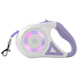 Dog Retractable Leash LED Light Night Walking Lead