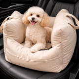 Luxury Waterproof Dog Car Seat Bed with Adjustable Leashes | Cozy Travel Bed for Ultimate Comfort 2