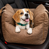 Luxury Waterproof Dog Car Seat Bed with Adjustable Leashes | Cozy Travel Bed for Ultimate Comfort 4