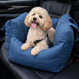 Luxury Waterproof Dog Car Seat Bed with Adjustable Leashes | Cozy Travel Bed for Ultimate Comfort 5