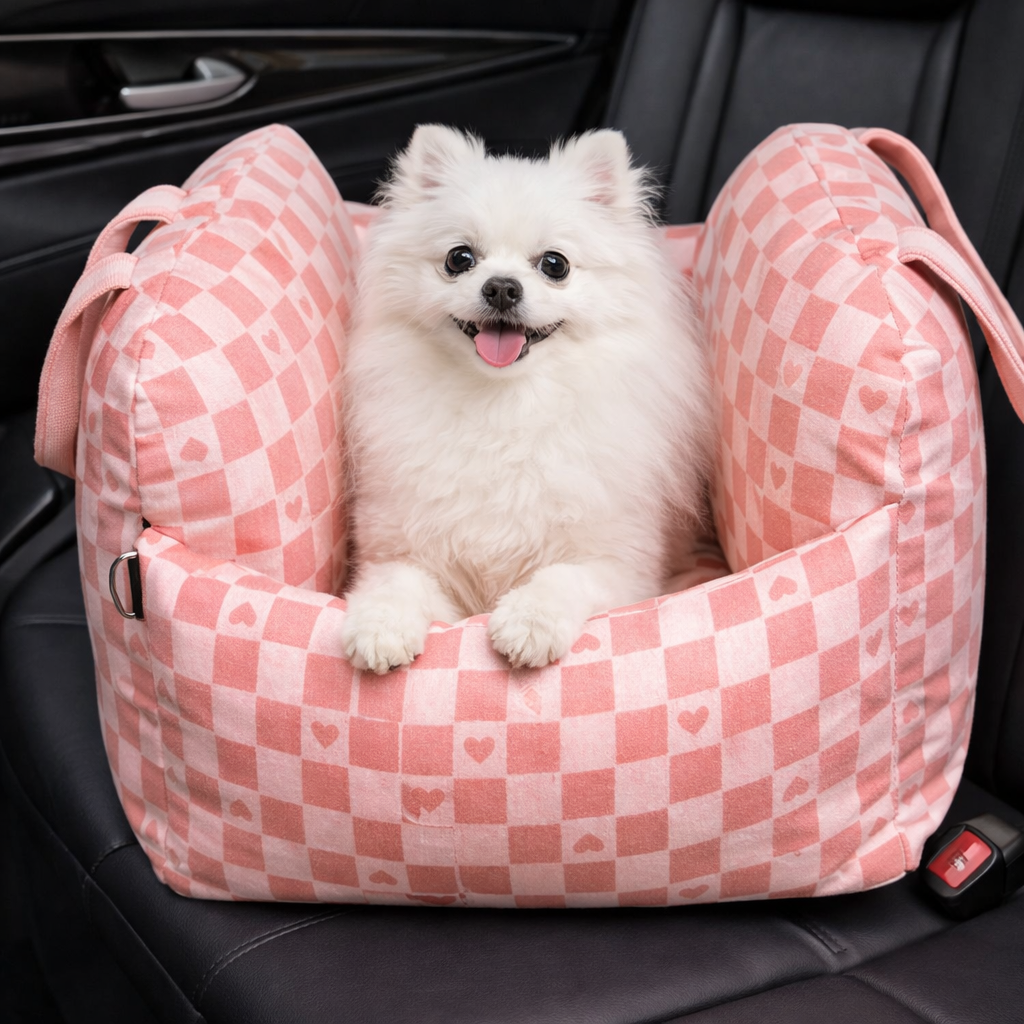 Luxury Waterproof Dog Car Seat Bed with Adjustable Leashes | Cozy Travel Bed for Ultimate Comfort 6