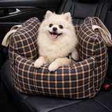 Luxury Waterproof Dog Car Seat Bed with Adjustable Leashes | Cozy Travel Bed for Ultimate Comfort 7
