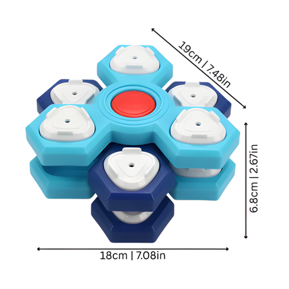 Dog Puzzle Toy Interactive Treat Dispenser Mental Enrichment