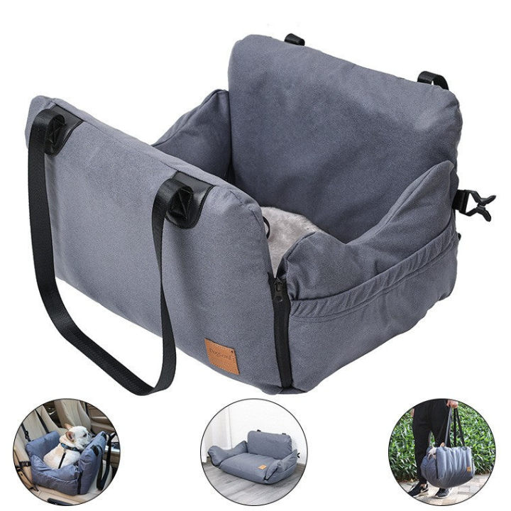 Dog Car Seat Travel Carrier Booster Pet Bed