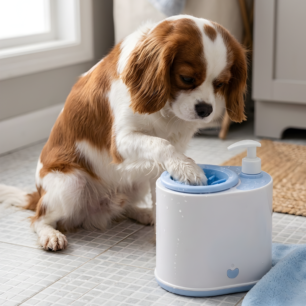 Dog Paw Cleaner Washer Cup Portable Muddy Paw Wash Scrubber