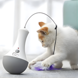 Automatic Cat Wand Toy Interactive Feather Indoor Kitten