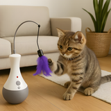 Automatic Cat Wand Toy Interactive Feather Indoor Kitten