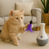 Automatic Cat Wand Toy Interactive Feather Indoor Kitten
