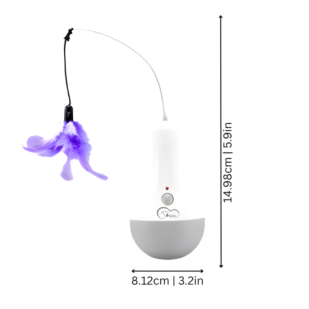 Automatic Cat Wand Toy Interactive Feather Indoor Kitten