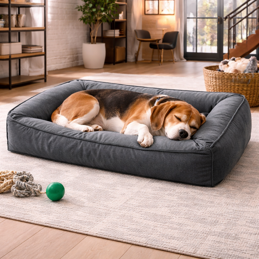 Premium Orthopedic Dog Bed | Waterproof Memory Foam with 360-Degree Bolster for Joint Support 2