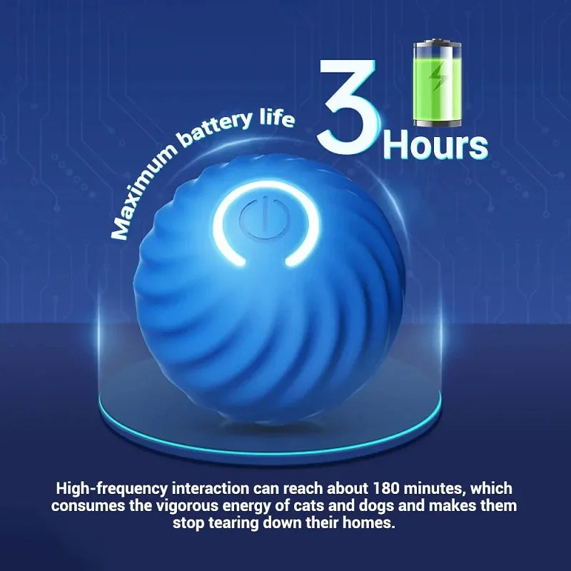 Automatic Moving Ball -  Interactive Dog and Cat Chew Toy Ball