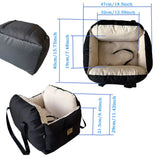 Dog Car Seat Carrier Soft Travel Pet Booster Bed