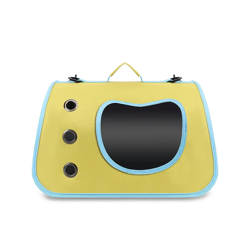 Cat Carrier Bag Portable Pet Travel Shoulder Bag with Window