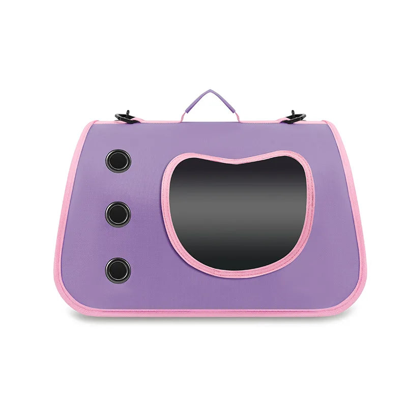 Cat Carrier Bag Portable Pet Travel Shoulder Bag with Window
