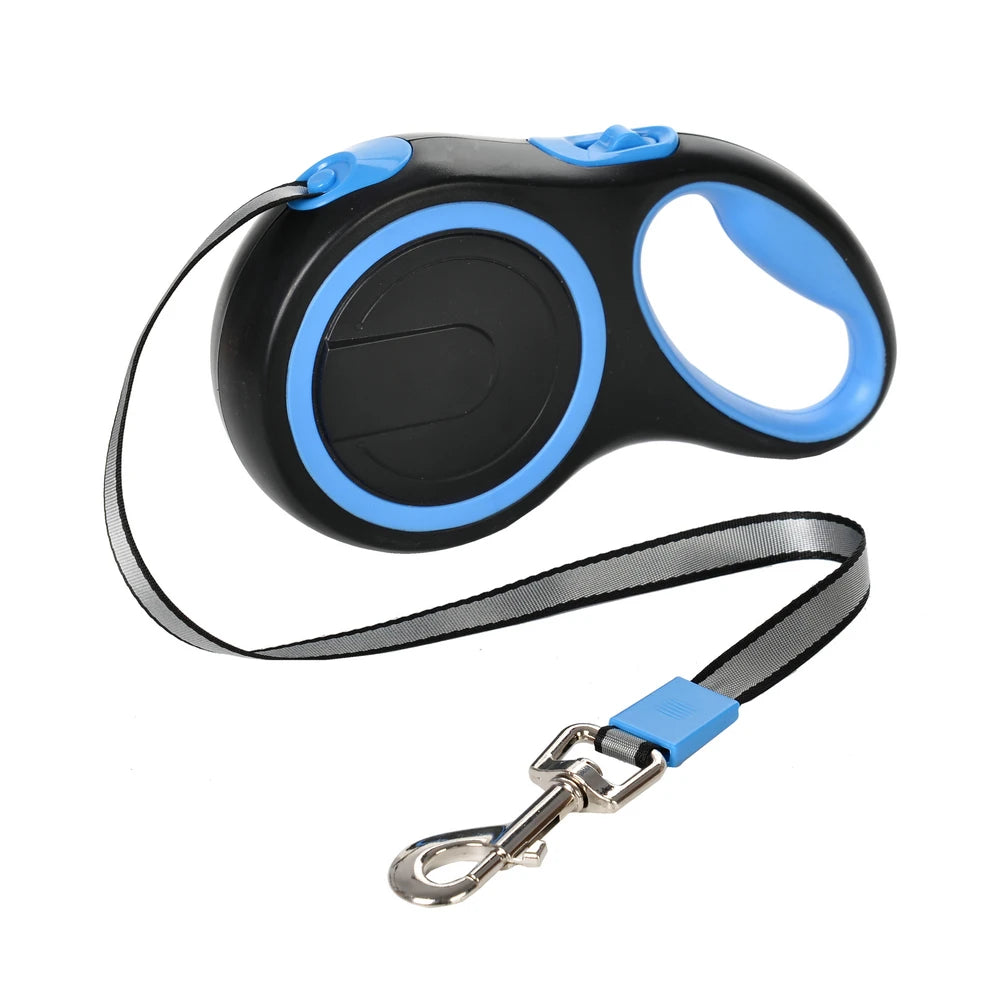 Retractable Dog Leash Ergonomic Loop Handle With Auto Lock