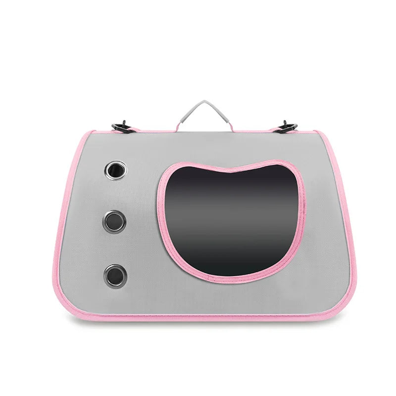 Cat Carrier Bag Portable Pet Travel Shoulder Bag with Window