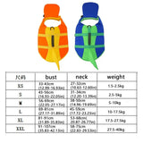 Dog Life Jacket - Float Coat Dog Life Jacket For Swimming Safety