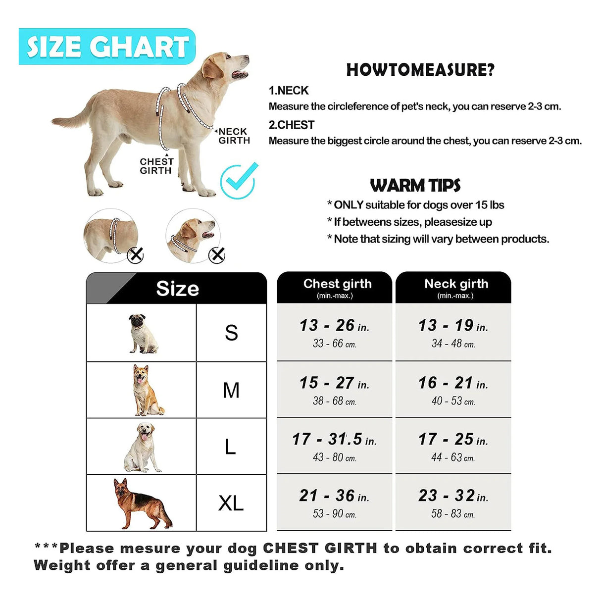 No Pull Dog Harness - Adjustable Reflective Soft Padded Dog Harness