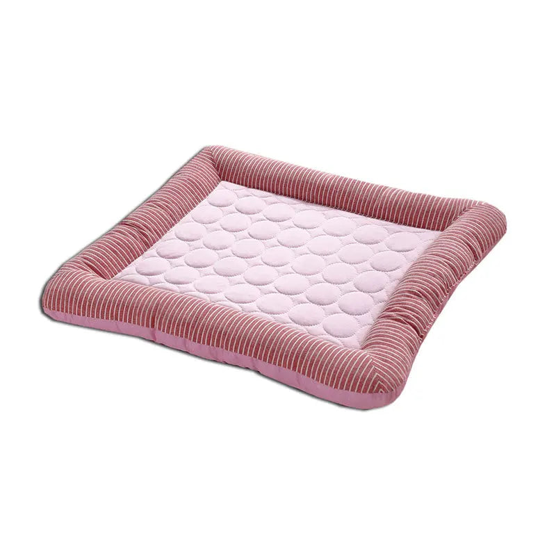 Dog Cooling Mat Bed Set Washable Summer Gel Memory Foam Pad