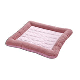 Dog Cooling Mat Bed Set Washable Summer Gel Memory Foam Pad