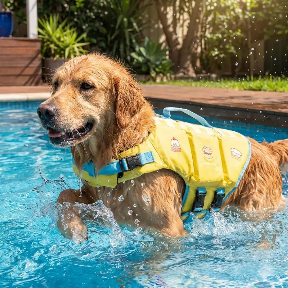 Dog Life Jacket - Extra Padding Dog Life Jacket