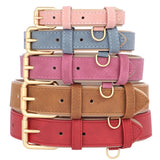 Dog Collar and Leash Set Velvet For All Dog Sizes