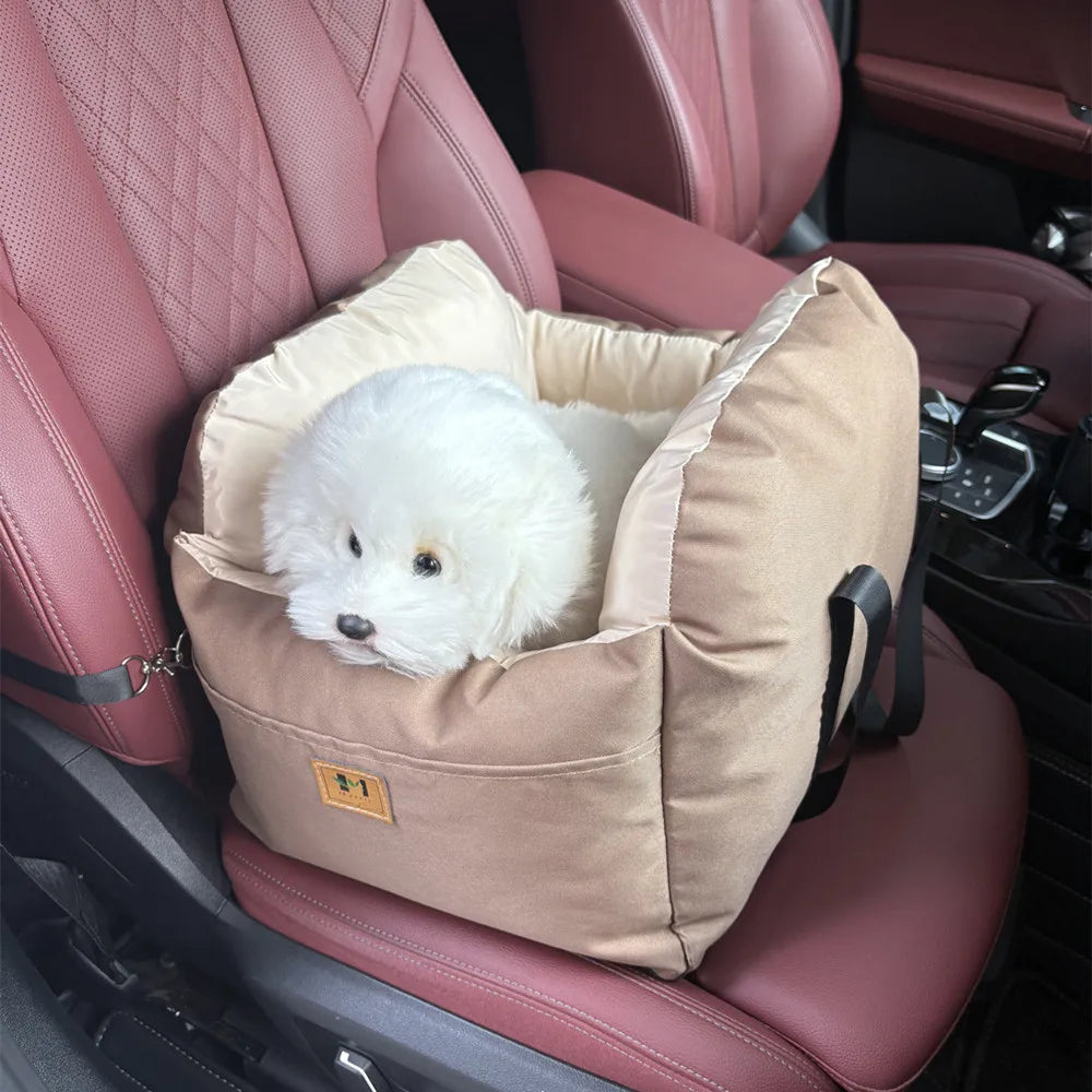 Dog Car Seat Carrier Soft Travel Pet Booster Bed