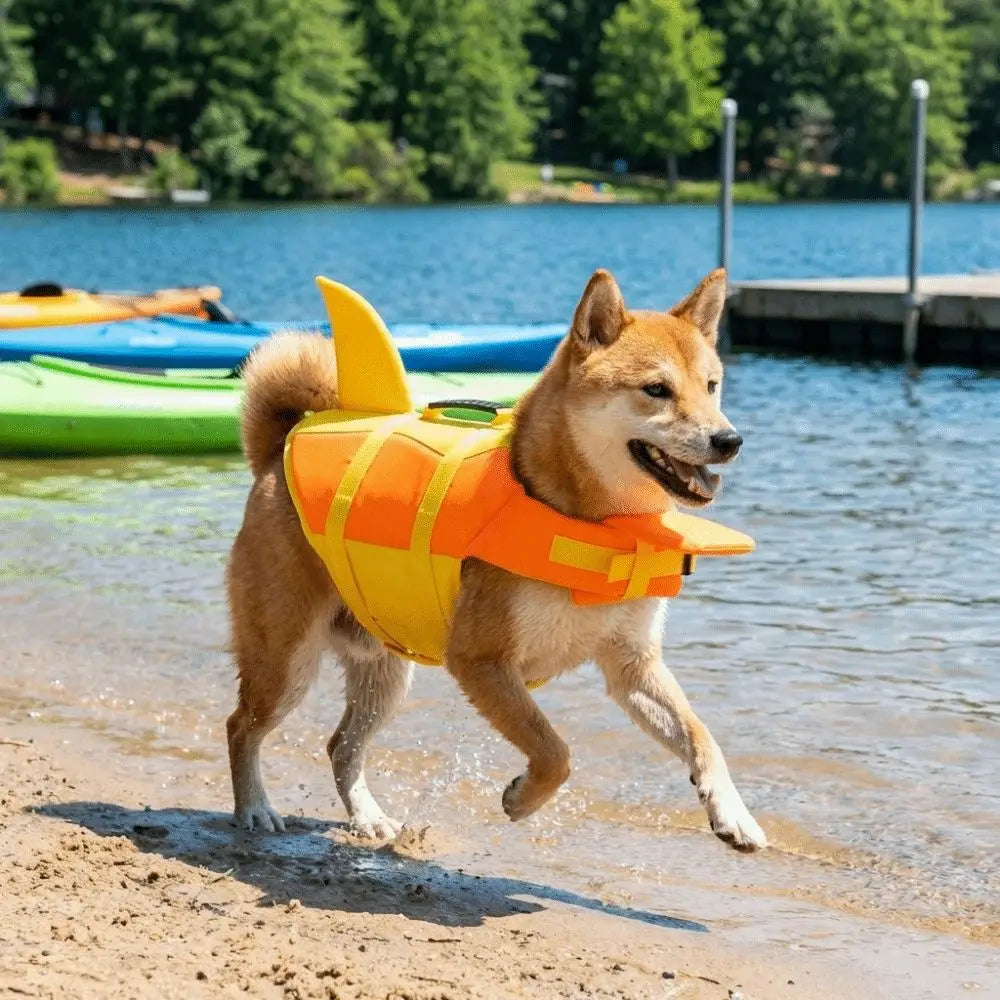 Dog Life Jacket - Float Coat Dog Life Jacket For Swimming Safety