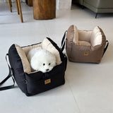 Dog Car Seat Carrier Soft Travel Pet Booster Bed