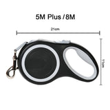 Retractable Dog Leash Ergonomic Loop Handle With Auto Lock