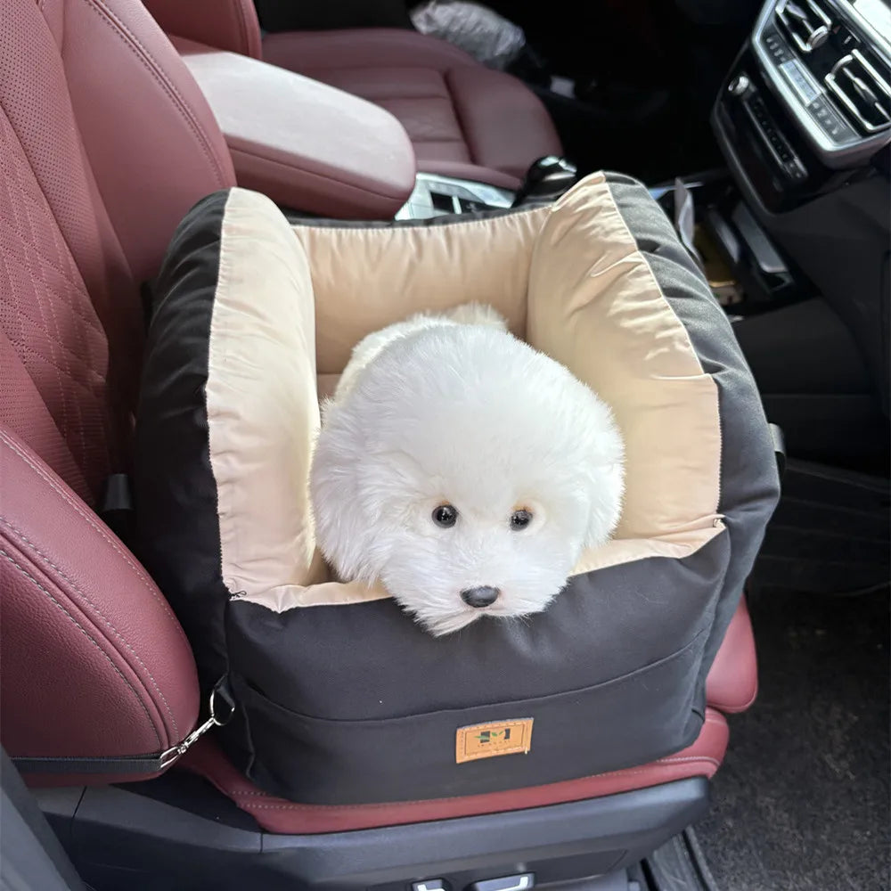 Dog Car Seat Carrier Soft Travel Pet Booster Bed