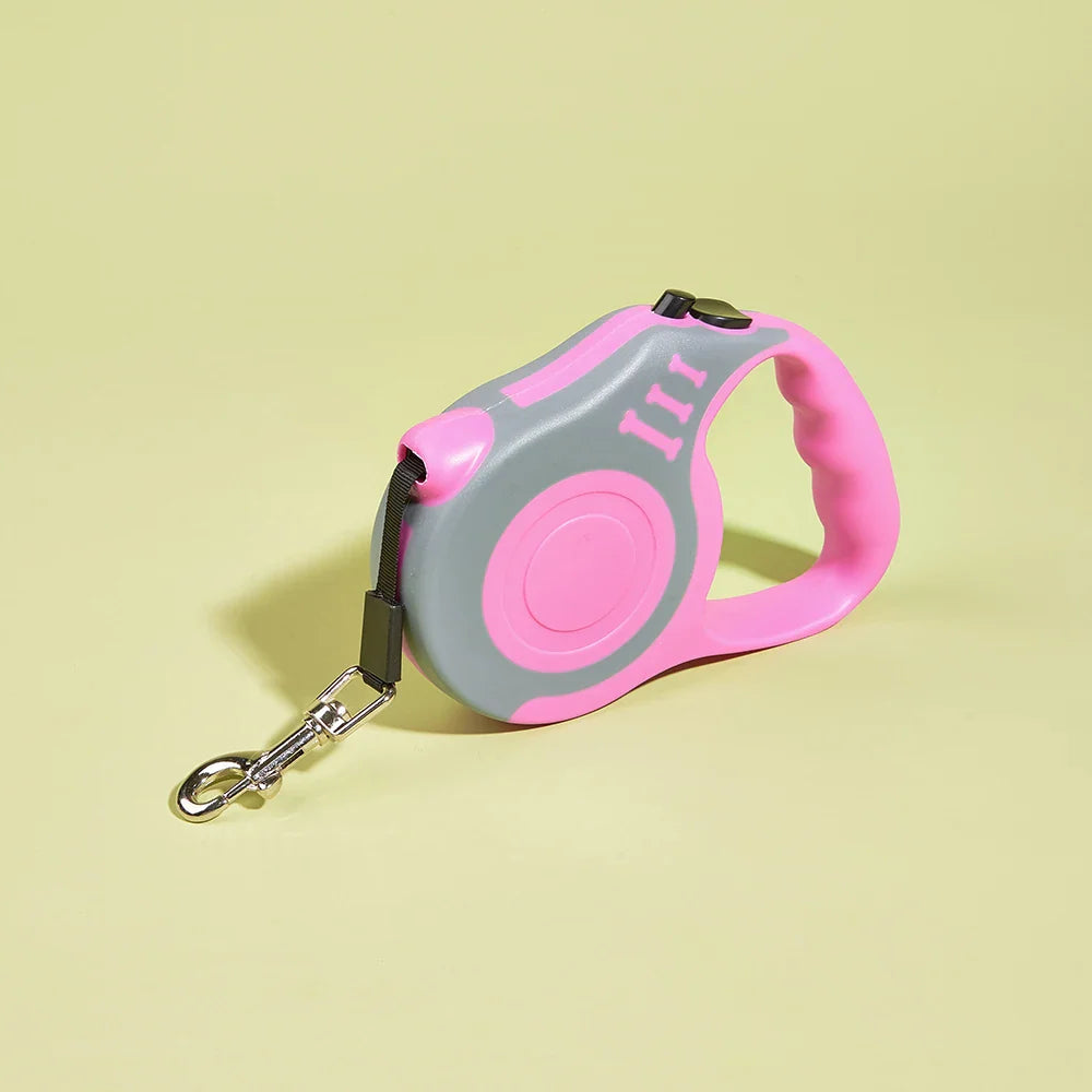 Retractable Dog Leash With One Button Brake Lock