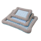 Dog Cooling Mat Bed Set Washable Summer Gel Memory Foam Pad
