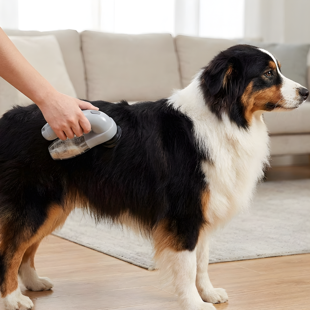 Dog Grooming Vacuum Brush Handheld Pet Hair Remover