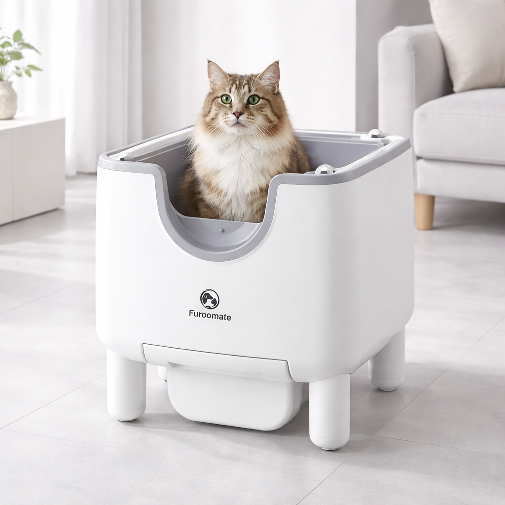 Smart Litter Box | Automatic Cat Litter Box with Odor Control | Self-Cleaning Design for Effortless Maintenance 0